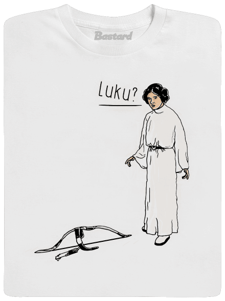 Luke a Leia detské tričko White
