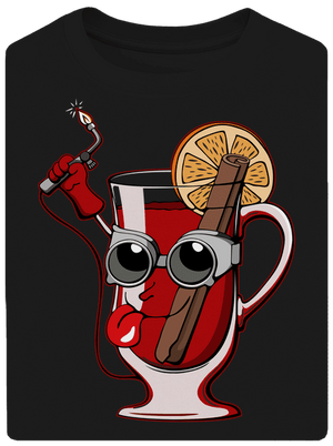 Zvarák unisex tričko oversized Black