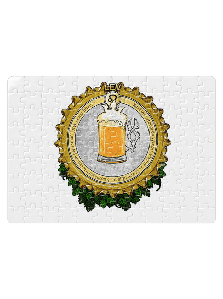 Pivný horoskop: Lev puzzle White