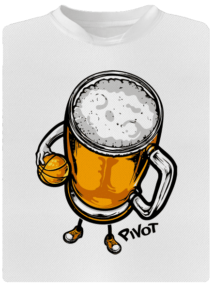 Pivot detské športové tričko White
