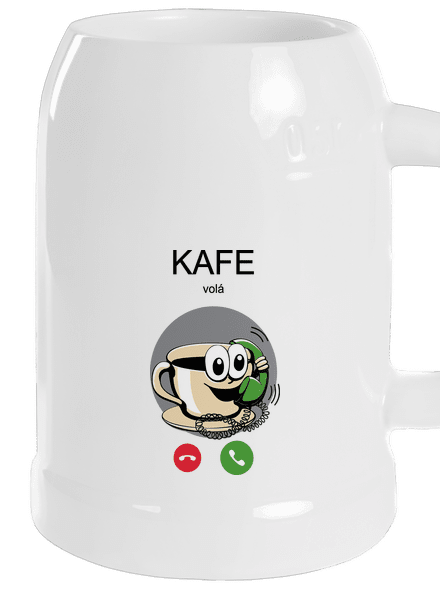 Kafe volá polliter White