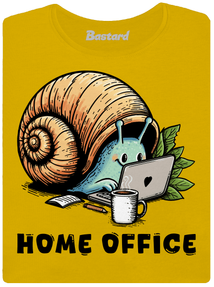 Slimákov home office dámske tričko Yellow