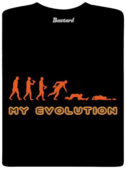 My evolution pánske dlhý rukáv Black