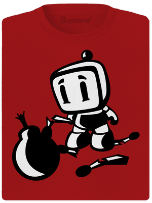 Bomberman dámske športové tričko Red Mal