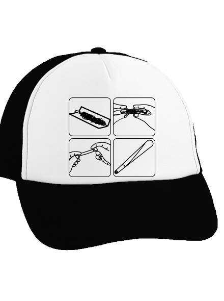 Joint šiltovka truckerka Black cap