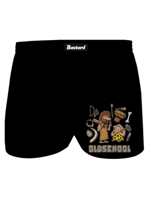 Oldschool pánske trenky Black