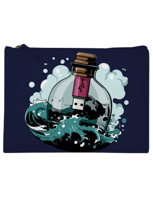 USB odkaz vo fľaši taštička French Navy