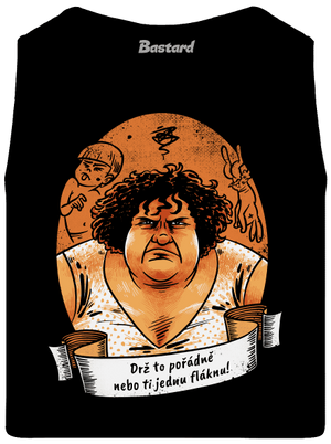 B14: Slunce seno jahody pánske tielko Black