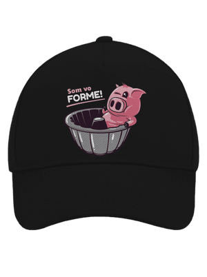 Vo forme šiltovka baseballka Black