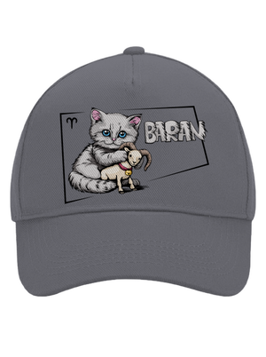 Mačací horoskop: Baran šiltovka baseballka Graphite grey