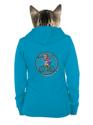 Cyklistický horoskop: Škorpión dámska mikina na zips Blue Atol