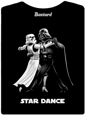 Star dance dámske tričko s lemom Black