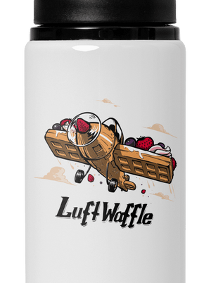 Luftwaffle flaša na vodu White