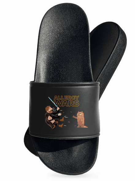 Allergy Wars šľapky Black
