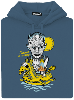 Summer is coming 2 dámska mikina klokanka Denim