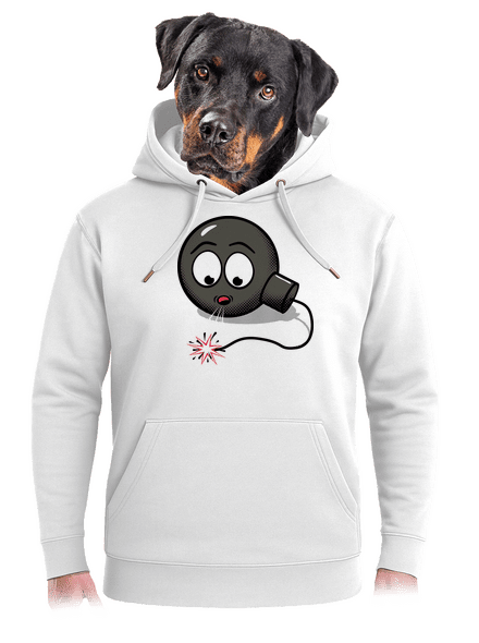 Bomba unisex mikina premium Snowwhite