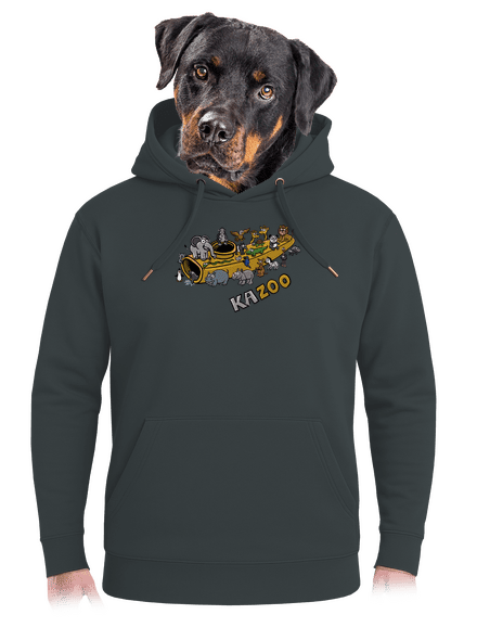 KaZoo unisex mikina premium Charcoal