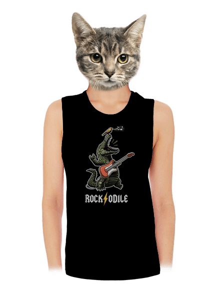 Rockodile dámske tielko voľné Black