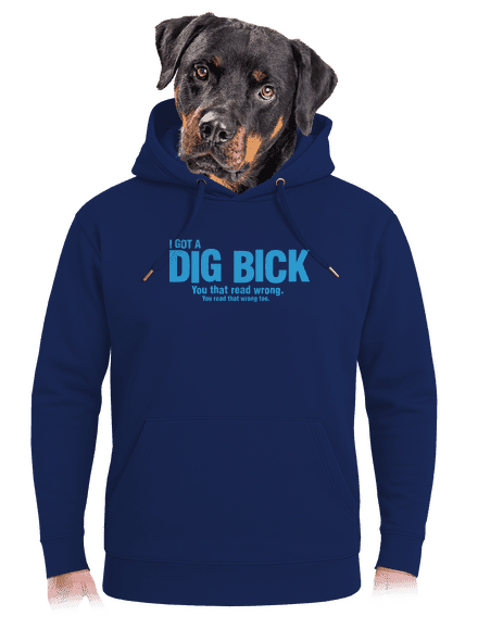 Dig bick unisex mikina premium Navy
