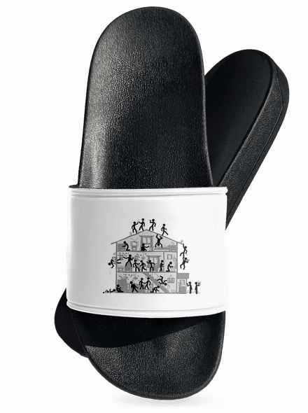 Párty šľapky White