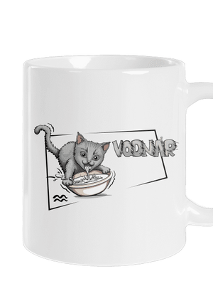 Mačací horoskop: Vodnár klasický hrnček White