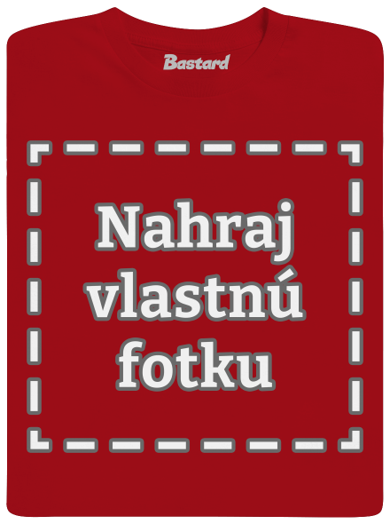 Vlastná potlač pánske dlhý rukáv Red