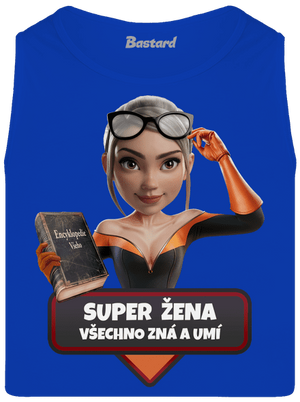 Super mama pánske tielko Royal Blue
