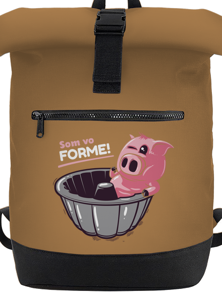 Vo forme batoh Caramel