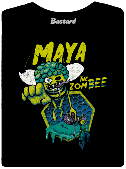 Zombee Maja dámske tričko s lemom Black