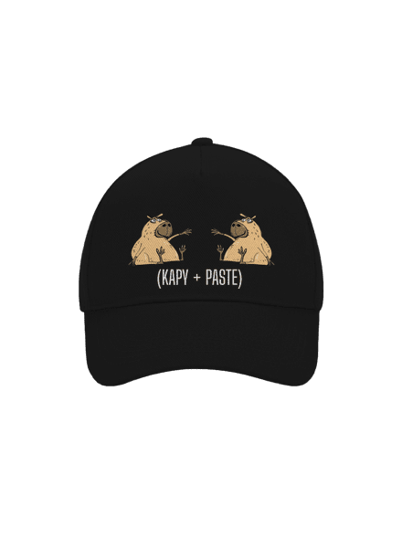 Kapy paste šiltovka baseballka Black