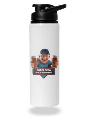 Super dedo flaša na vodu White