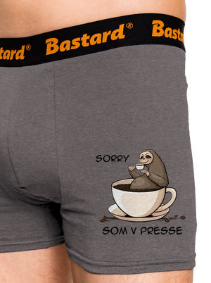 V presse boxerky Gray Melange