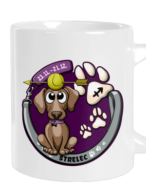 Psí horoskop: Strelec veľký hrnček White