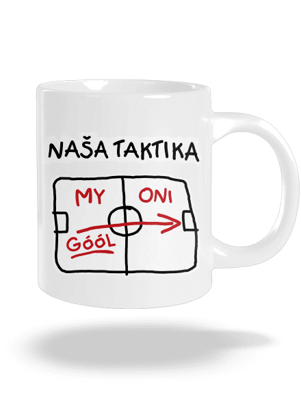 Naša taktika veľký hrnček White
