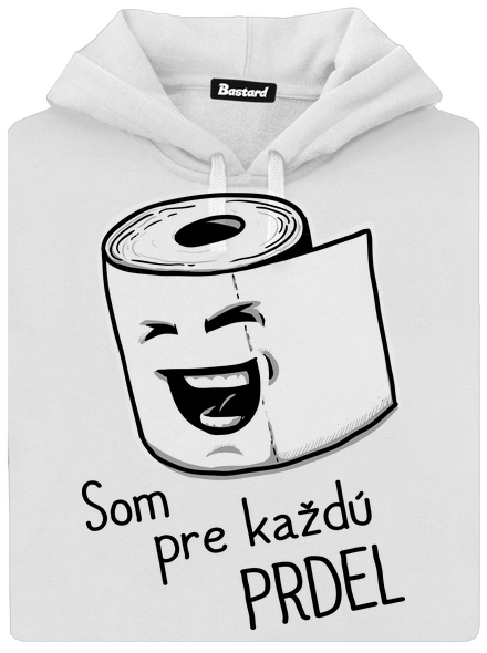 Prdel dámska mikina klokanka White