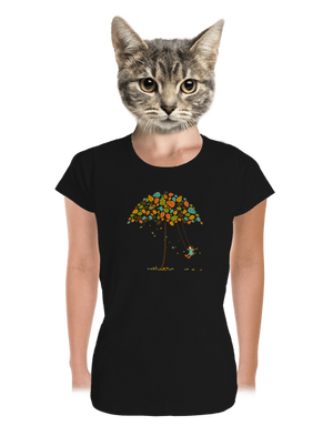 Radosť z jesene dámske tričko prémium Black