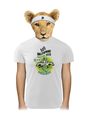 Rallysprint 2030 detské športové tričko White