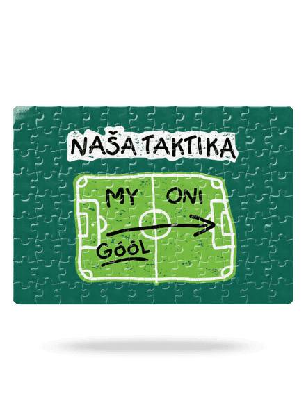 Naša futbalová taktika puzzle White
