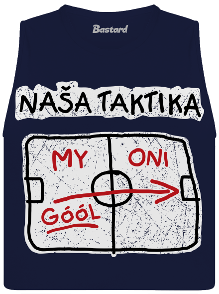 Naša taktika dámske tielko voľné Navy