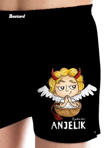 Anjelik pánske trenky Black