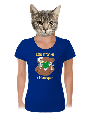 Ešte stránku dámske tričko Royal Blue Mal
