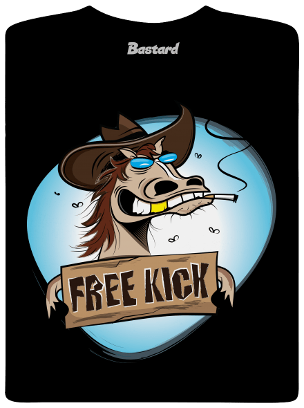 Free kick pánske dlhý rukáv Black