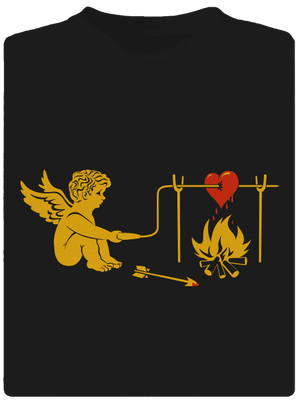 Amorek detské športové tričko Black