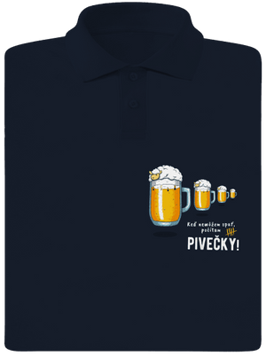 Pivečka pánska polokošeľa Navy Mal