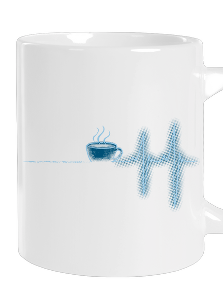 Coffee help veľký hrnček White