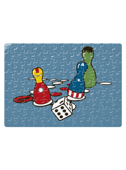Superhrdina nehnevaj sa puzzle White