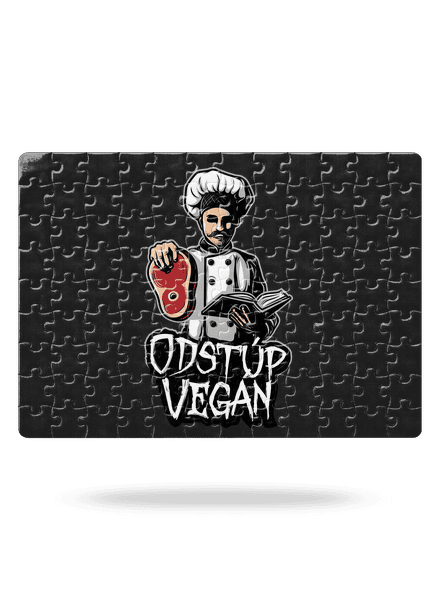 Odstup vegane puzzle White