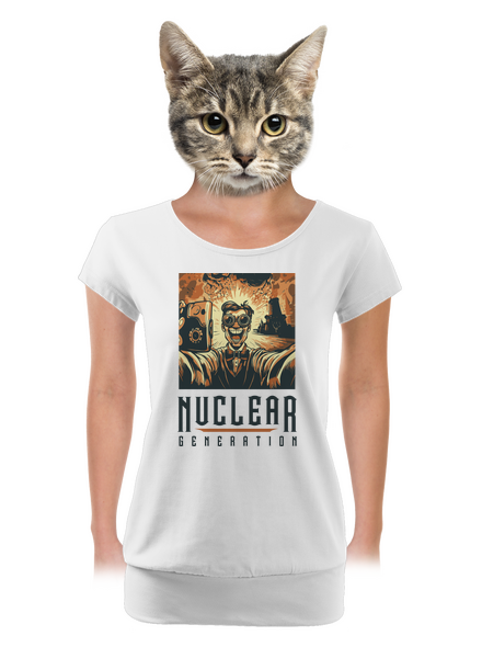 Nuclear generation dámske tričko s lemom White