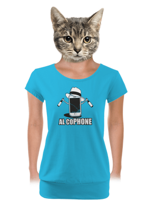 dámske tričko s lemom