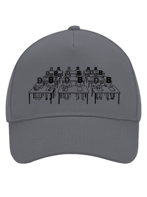 Cimrman: Debil, blbeček šiltovka baseballka Graphite grey